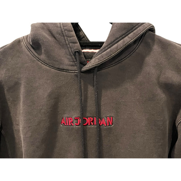 True Religion Graphic Logo Black Red Hoodie Size Medium Casual Full Zip Jacket - Picture 9 of 11